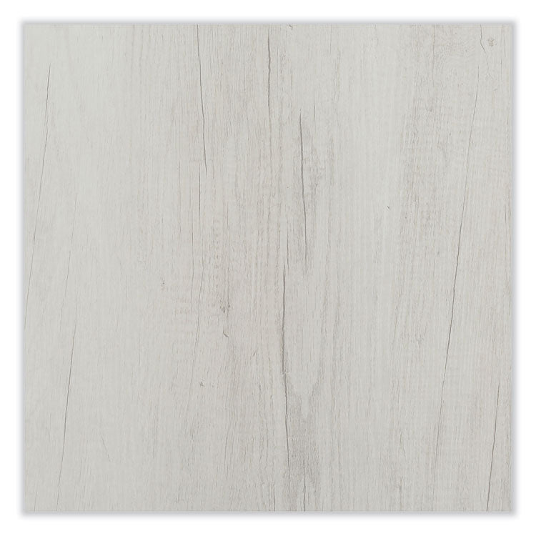 Coffee Table, Rectangular, 51 x 23.78 x 16, White Ash Top, Silver Base