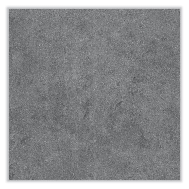 Coffee Table, Rectangular. 48 x 23.75 x 16, Stone Gray Top, Silver Base