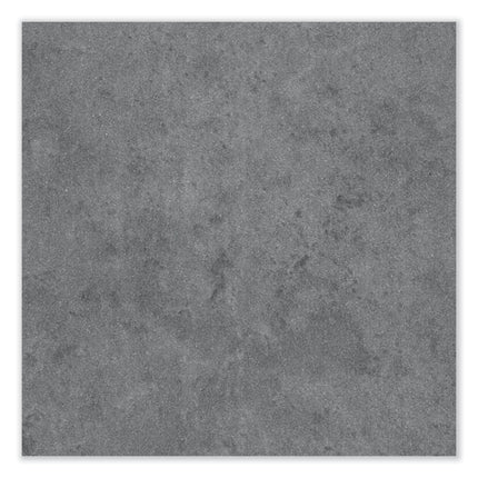 End Table, Square, 20 x 20 x 25, Stone Gray Top, Silver Base