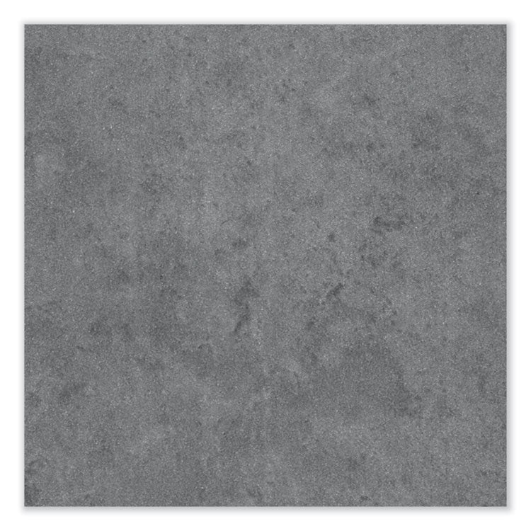 End Table, Square, 20 x 20 x 25, Stone Gray Top, Silver Base