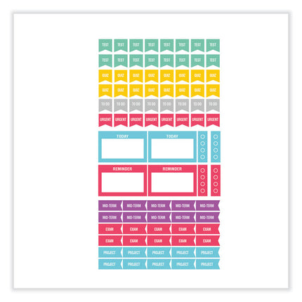 Academic Daily/Monthly Planner, 8 x 5, Cyan Cover, 12-Month (Aug to July): 2024 to 2025