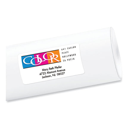 Vibrant Inkjet Color-Print Labels W/ Sure Feed, 2 X 4, Matte White, 200/pk