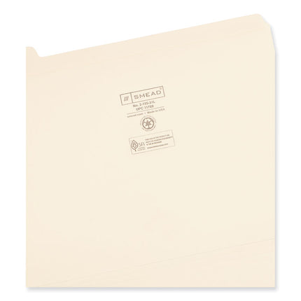 Indexed File Folder Sets, 1/5-Cut Prelabeled Tabs: 1 to 31, Letter Size, 0.75" Expansion, Manila, 31/Set