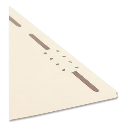 Top Tab Fastener Folders, 1/3-Cut Tabs: Right, 0.75" Expansion, 2 Fasteners, Letter Size, Manila Exterior, 50/Box