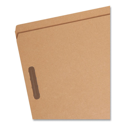 Kraft Fastener Folders, 0.75" Expansion, 2 Fasteners, Letter Size, Kraft Exterior, 50/Box