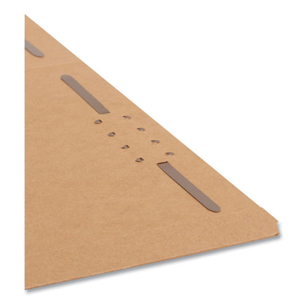Kraft Fastener Folders, 0.75" Expansion, 2 Fasteners, Letter Size, Kraft Exterior, 50/Box