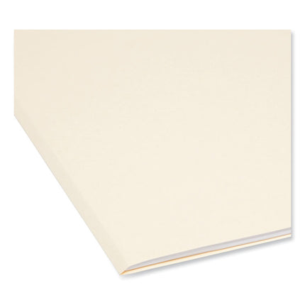 Manila File Folders, Straight Tabs, Legal Size, 0.75" Expansion, Manila, 100/Box