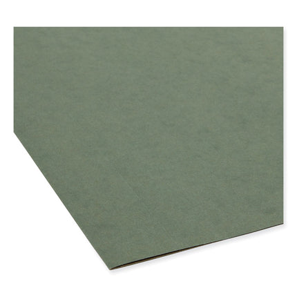 Box Bottom Hanging File Folders, 3" Capacity, Letter Size, Standard Green, 25/Box