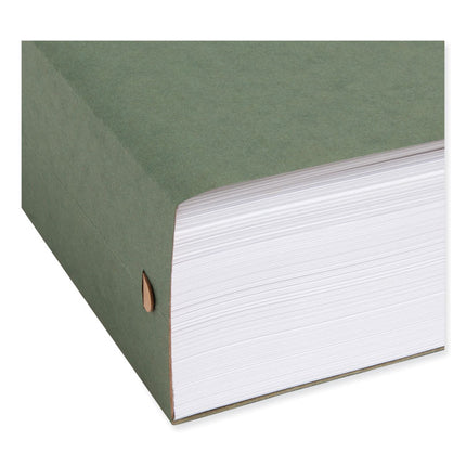Box Bottom Hanging File Folders, 3" Capacity, Letter Size, Standard Green, 25/Box