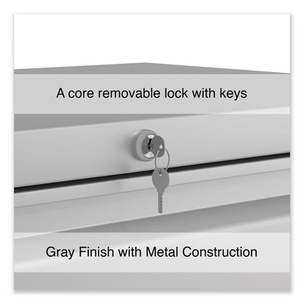 Lateral File, 2 Legal/Letter-Size File Drawers, Light Gray, 30" x 18.63" x 28"