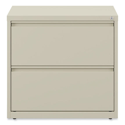 Lateral File, 2 Legal/Letter-Size File Drawers, Putty, 30" x 18.63" x 28"