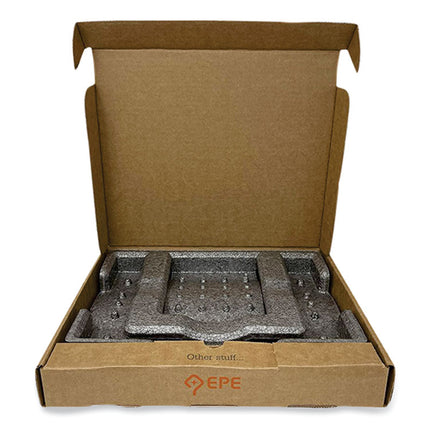 Tablet Shipping Box, One-Piece Foldover (OPF), Medium, 11.75" x 14.25" x 2", Brown Kraft