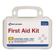 ANSI 2021 First Aid Kit for 10 People, 76 Pieces, Plastic Case