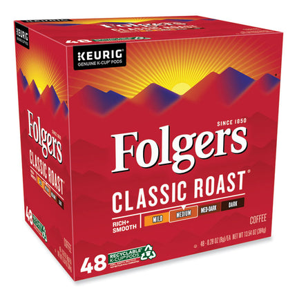 Gourmet Selections Classic Roast Coffee K-Cups, 48/Box