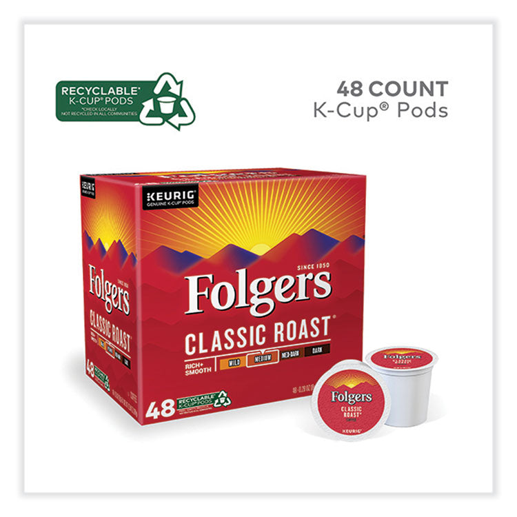 Gourmet Selections Classic Roast Coffee K-Cups, 48/Box