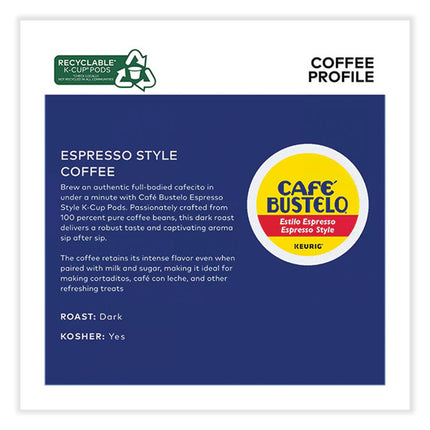 Espresso Style K-Cups, 48/Box