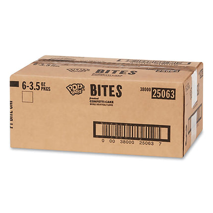 Pop Tarts Bites, Confetti Cake, 3.5 oz Bag, 6/Carton