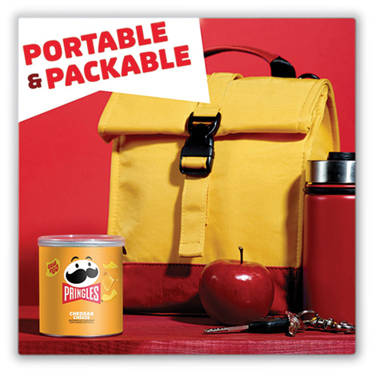 Grab and Go Cheddar Cheese Crisps, 1.4 oz Can, 12 Carton