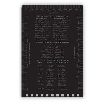 All-Weather Wire-O Notepad, Universal: Narrow Rule and Quadrille Rule, Black Cover, 50 White 3 x 5 Sheets