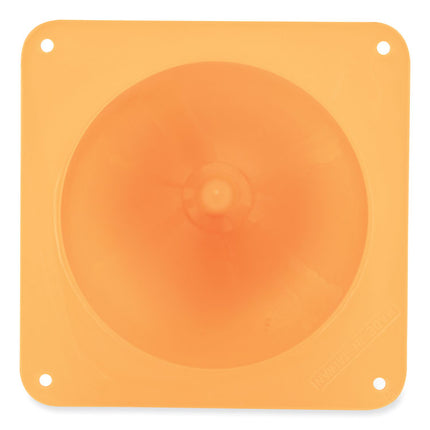 High-Visibility Plastic Cones, 18" Tall, Florescent Orange, 8" x 8" Base