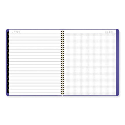 Contemporary Monthly Planner, 11.38 x 9.63, Purple Cover, 12-Month (Jan to Dec): 2025