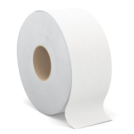 Select Jumbo Bath Tissue, Septic Safe, 2-Ply, White, 3.3" x 750 ft, 12/Carton