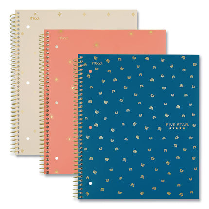 Style Wirebound Notebook, 1-Subject, Medium/College Rule, Randomly Assorted Cover Color, (80) 11 x 8.5 Sheets