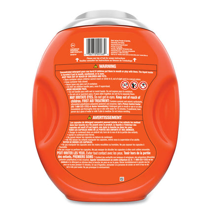 Hygienic Clean Heavy 10x Duty Power Pods, HE Compatible, Original Scent, 76 oz Tub, 45 Pods, 4/Carton