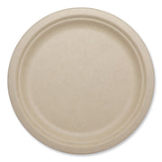 Fiber Plates, Paper, 10.1" dia, Natural, 800/Carton