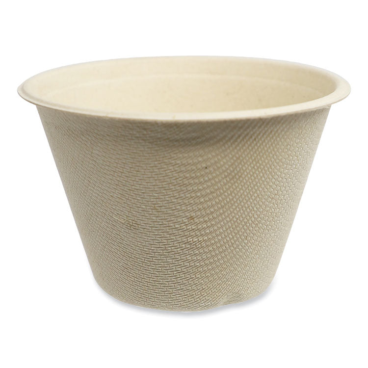 Fiber Cups, 4 oz, 2.9" Diameter x 2.1" h, Natural, Paper, 1,000/Carton