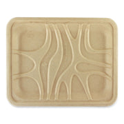 Fiber Trays, 7.1 x 9.1 x 0.7, Natural, Paper, 500/Carton