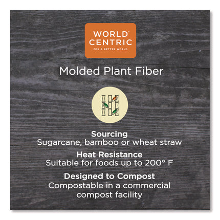 Fiber Containers, 32 oz, 8.7 x 6.5 x 2.1, Natural, Paper, 400/Carton