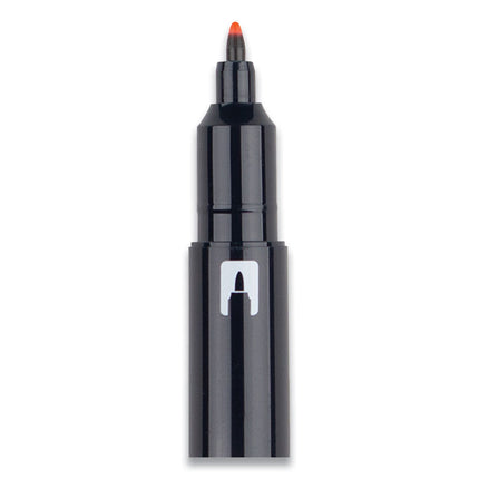 Edge Highlighters, Red Ink, Chisel/Bullet Tip, Red Barrel, 10/Box