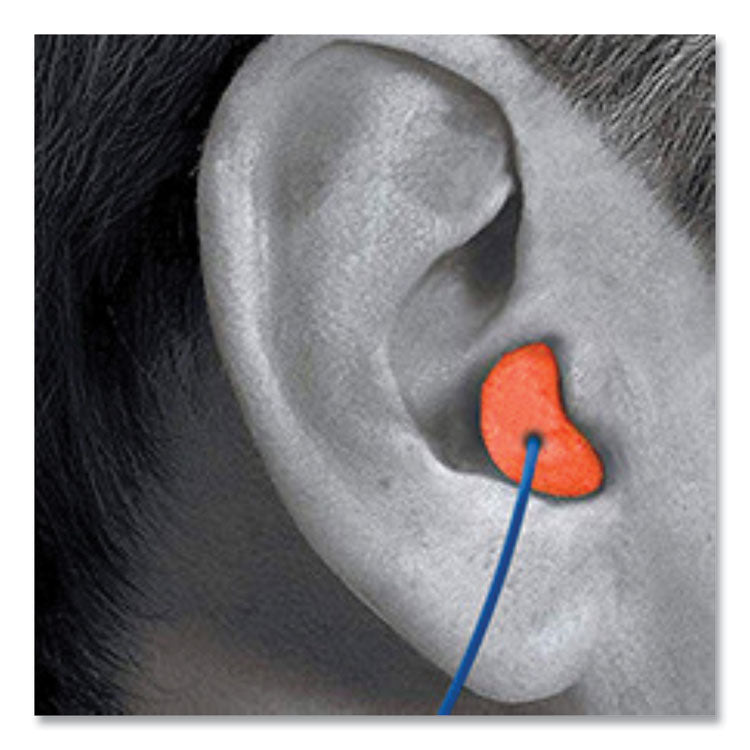 X-TREME Corded Disposable Earplugs, Corded, One Size Fits Most, 32 dB, Orange, 1,000/Carton