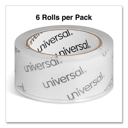 Moving and Storage Packing Tape, 3" Core, 1.88" x 54.6 yd, Clear, 6/Pack