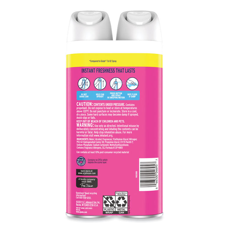 Air Freshener, Tropical Blossoms Scent, 8.3 oz, 2/Pack, 3 Packs/Carton