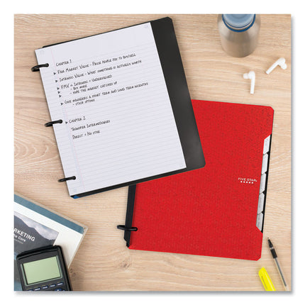 FLEX Notebinder, 5-Subject, Medium/College Rule, Randomly Assorted Cover Color, (60) 11 x 8.5 Sheets
