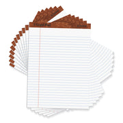 "The Legal Pad" Ruled Perforated Pads, Wide/legal Rule, 50 White 8.5 X 11.75 Sheets, Dozen