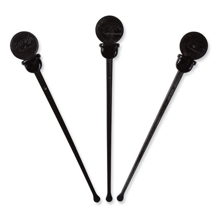 Beverage Plugs, 4.75", Black 2,000/Carton