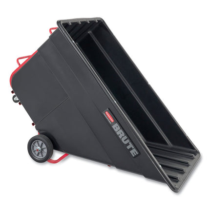 1.5 cu yd BRUTE Rotomolded Tilt Truck, 1,200 lb Capacity, Black