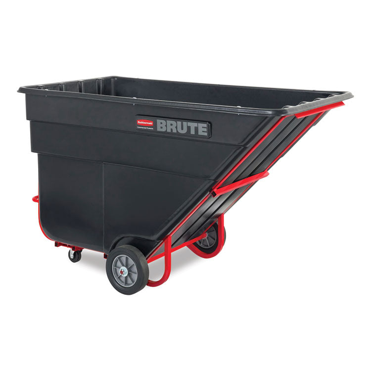 2.5 cu yd BRUTE Rotomolded Tilt Truck, 2,300 lb Capacity, Black