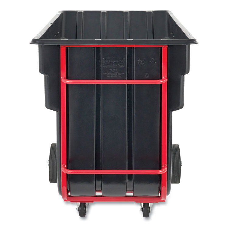 2.5 cu yd BRUTE Rotomolded Tilt Truck, 2,300 lb Capacity, Black