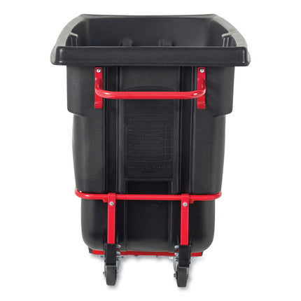 0.5 cu yd BRUTE Rotomolded Tilt Truck, 1,400 lb Capacity, Black