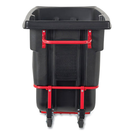 1 cu yd BRUTE Rotomolded Tilt Truck, 1,250 lb Capacity, Black