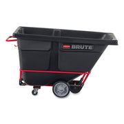 1 cu yd BRUTE Rotomolded Tilt Truck, 2,100 lb Capacity, Black