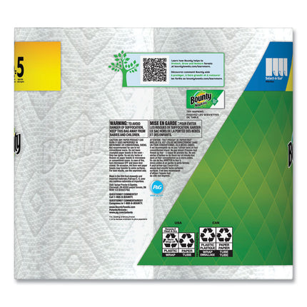 Select-a-Size Kitchen Roll Paper Towels, 2-Ply, White, 6 x 11, 113 Sheets/Roll, 2 Double Plus Rolls/Pack, 4 Packs/Carton