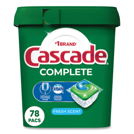 ActionPacs, Fresh Scent, 40.9 oz Tub, 78/Tub, 2 Tubs/Carton