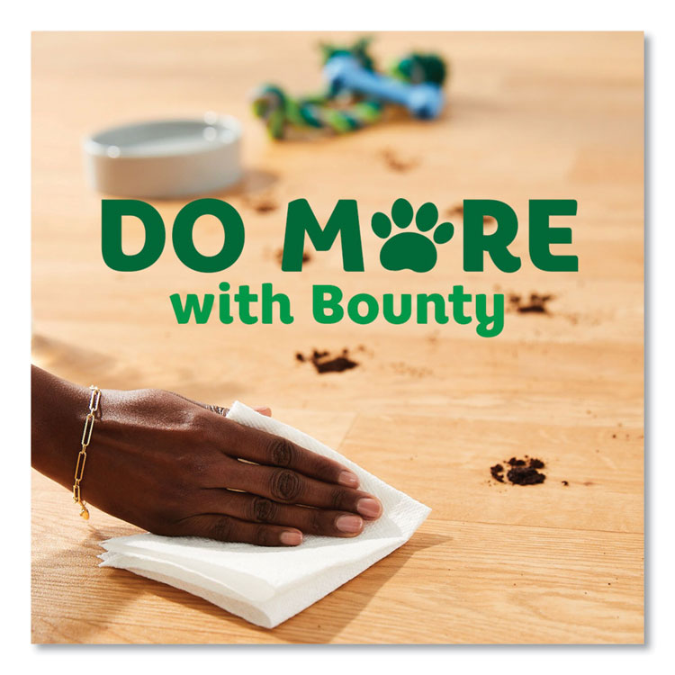 Kitchen Roll Paper Towels, 2-Ply, White, 10.5 x 11, 75 Sheets/Roll, 4 Triple Rolls/Pack, 6 Packs/Carton