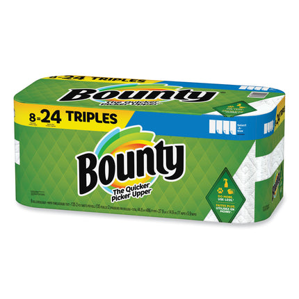 Select-a-Size Kitchen Roll Paper Towels, 2-Ply, White, 6 x 11, 123 Sheets/Roll, 8 Triple Rolls/Carton