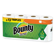 Kitchen Roll Paper Towels, 2-Ply, White, 10.5 x 11, 75 Sheets/Roll, 4 Triple Rolls/Pack, 6 Packs/Carton